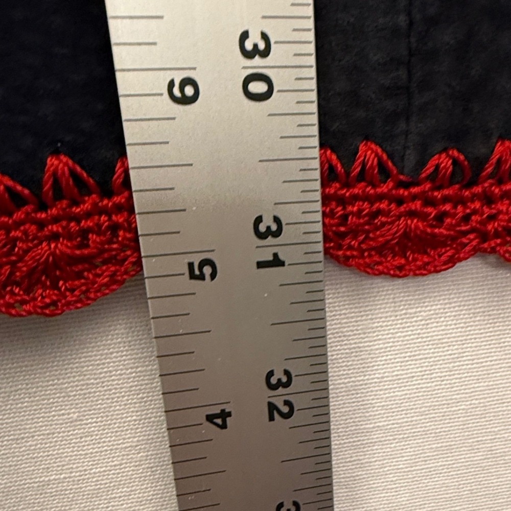 Vintage Linea by Louis Dell'Olio 100% Suede Jacket Red Trim Size 2X Navy Blue - Picture 9 of 10